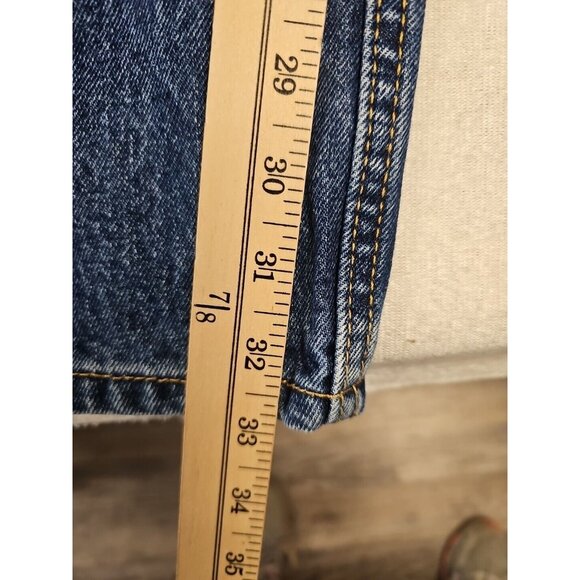 Levis 550 Relaxed Fit Mens Denim Blue Jeans Tag 38 x 34 Actual 38 x 33 - Picture 2 of 5